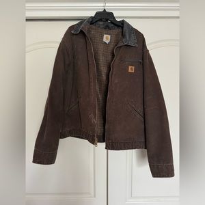 Vintage Faded Brown Carhartt Detroit Jacket Men’s Size XXL